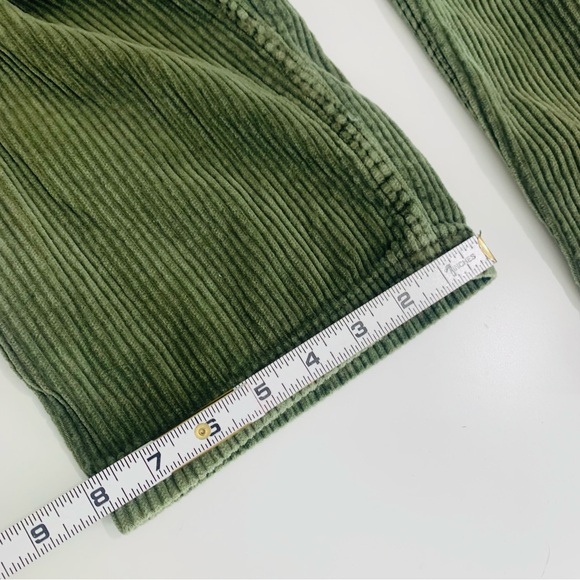 Vintage 90’s Union Bay Corduroy Overalls In Olive Green Size Small 100% Cotton - Picture 8 of 12